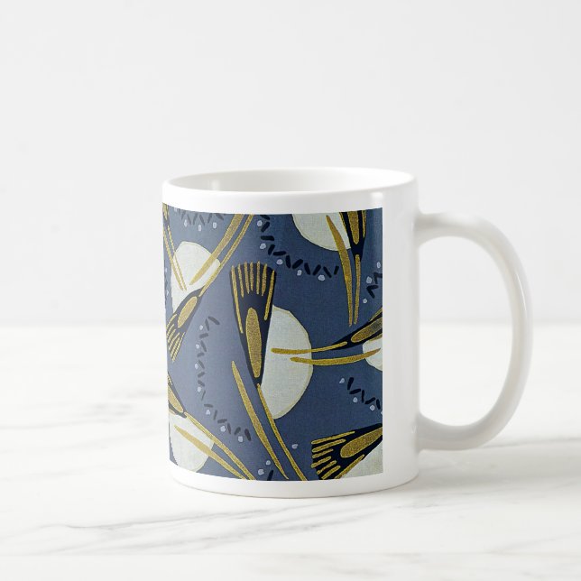 Art Deco Design No. 7 floral Coffee Mug (Right)