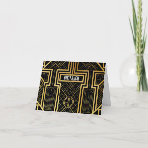 Art Deco Design Note Card
