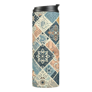 Art Deco Design Thermal Tumbler