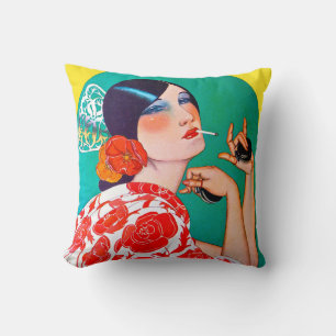 Art Deco Design Throw Pillow
