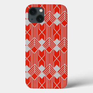 Art Deco Diamond Shapes and Lines iPhone 13 Case