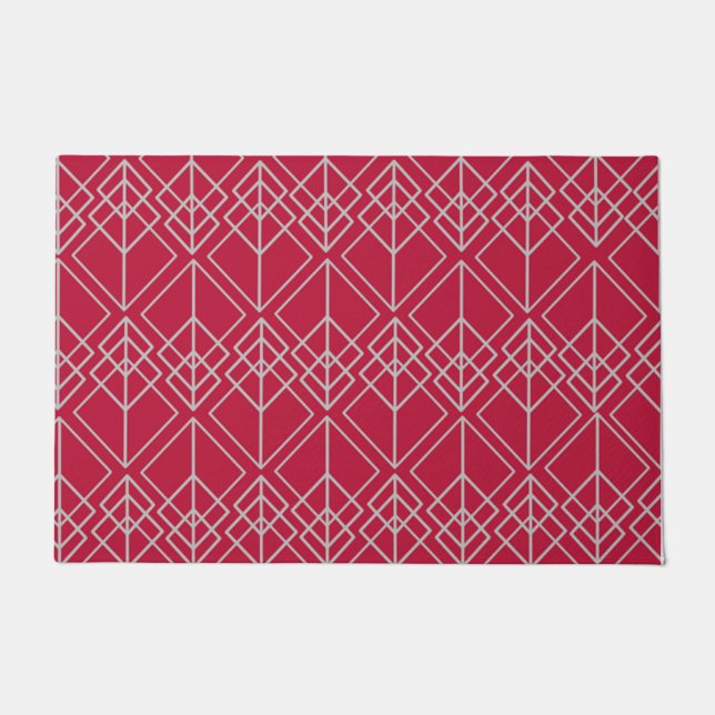 Art Deco Diamonds  Doormat (Front)
