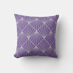 Art Deco Diamonds Throw Pillow