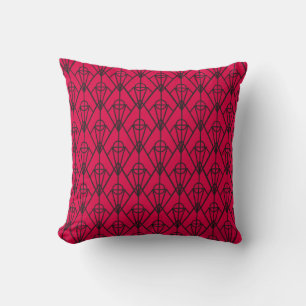 Art Deco Diamonds  Throw Pillow