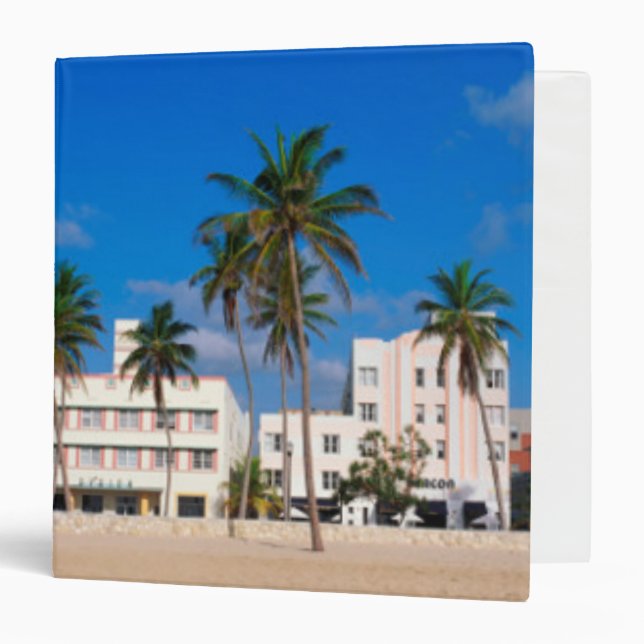 Art Deco District Of South Beach Miami Binder (Front/Inside)