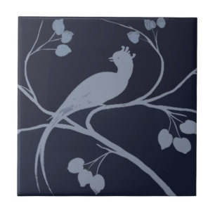 Art Deco Dove Tile