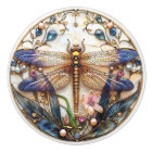 Art Deco Dragonfly Pearls Gems Flowers Elegant