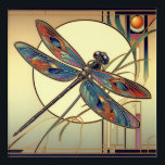 Art Deco Dragonfly Wall Art<br><div class="desc">Perfect for the Art Deco Dragonfly lover!</div>