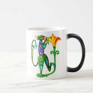 Art Déco Égyptien Avec Mug Fleur Lotus