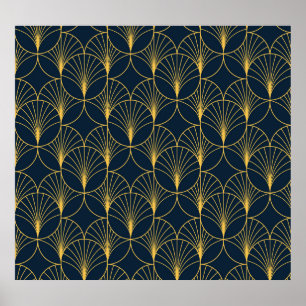 Art Déco Elégance : Motifs Ventilateurs