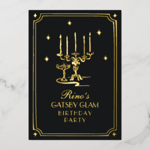 Art Deco Elegant Black Gold 20s Classic