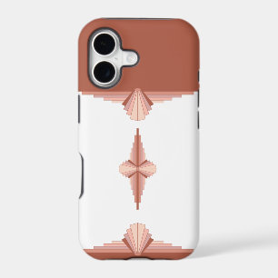 Art deco elements in a rose gold palette