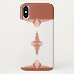 Art deco elements in a rose gold palette Case-Mate iPhone case