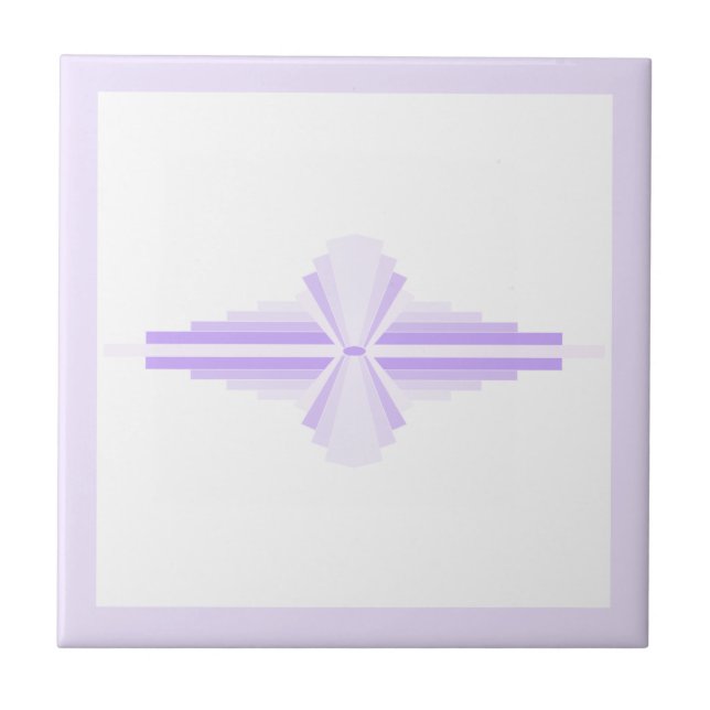 Art deco elements in light purples tile (Front)