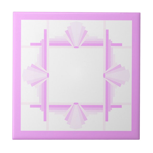 Art deco elements in pink tile (Front)