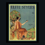 Art Deco Elite Styles Cover 16 x 20 Poster<br><div class="desc">May1925 Art Deco Cover for Elite Styles 16 x 20</div>