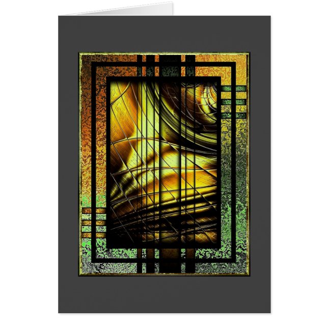 Art Déco En Vert Et Or (Devant)