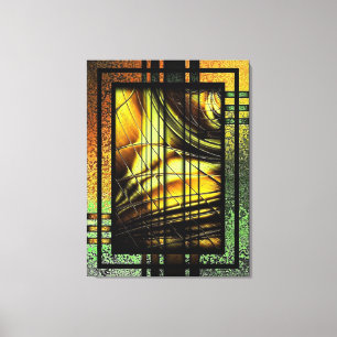 Art déco en vert et or