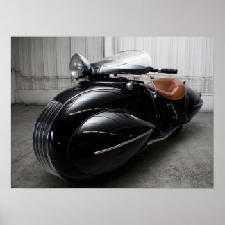 Art Deco Excelsior Henderson  Poster