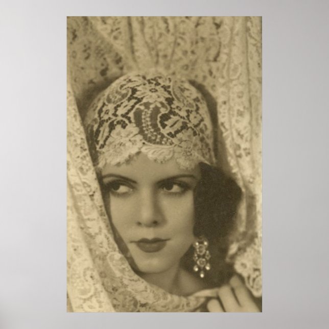 Art deco face poster (Front)