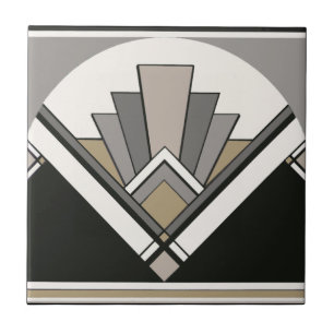 Art Deco Fan Bathroom Or Kitchen Tile