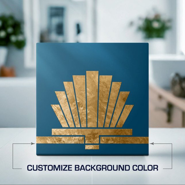 Art Deco Fan Geometric Shape - Change Background Tile (Creator Uploaded)