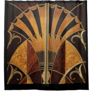 ART DECO FAN INLAID WOODWORK