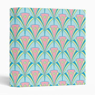 Art Deco Fan Miami Gifts Binder