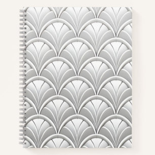 Art Deco Fan pattern Notebook