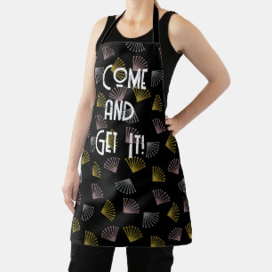 Art Deco Fans  Apron