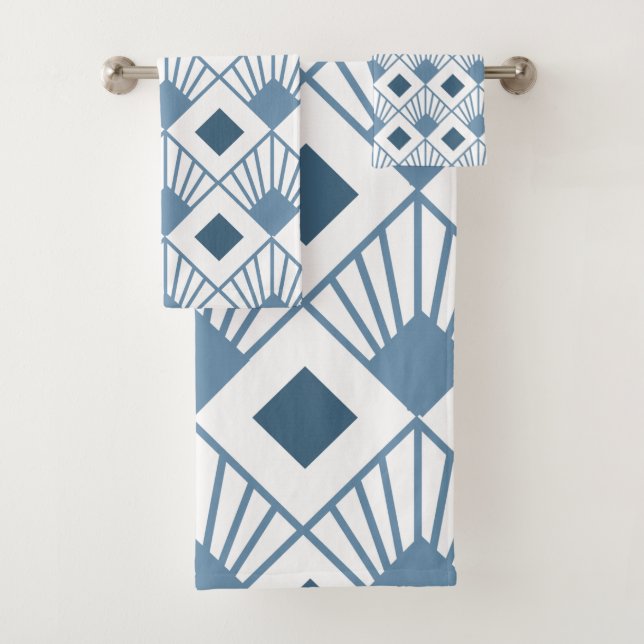 Art Deco Fans  Bath Towel Set (Insitu)