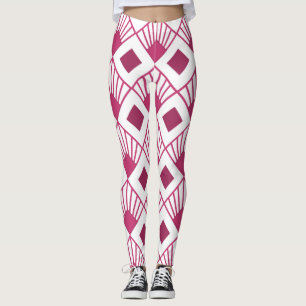 Art Deco Fans Leggings