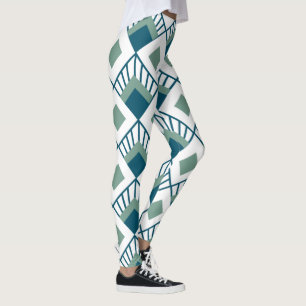 Art Deco Fans Leggings