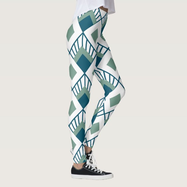 Art Deco Fans  Leggings (Right)
