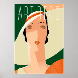 Art Deco Fashion 02 Poster