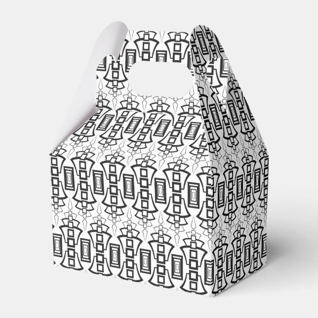 Art Deco Favor Box (Front Side)