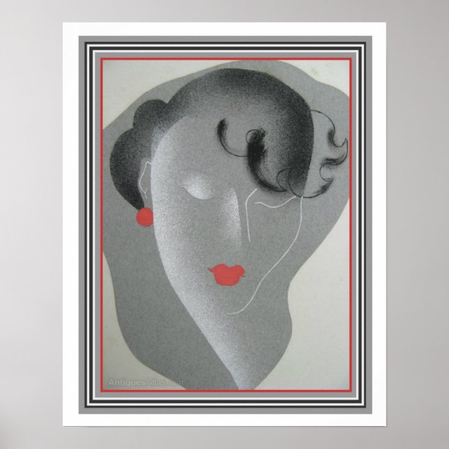 Art déco "Femina" Imprimer ca. 1920 - 16x20 (Devant)