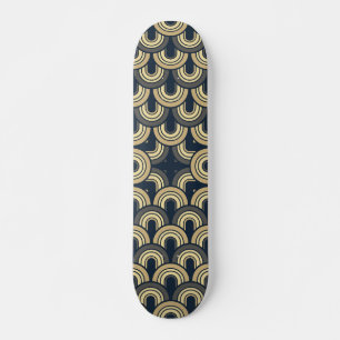 Art Deco Fifties Retro Abstract Art 2 Skateboard