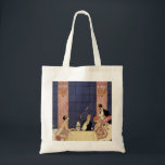Art Deco Fine Dining Tote Bag<br><div class="desc">Art Deco Fine Dining. Famous French actor and illustrator George Barbier’s design featuring a Paris dining scene during the 1920s. A beautiful illustration of French haute couture during the roaring twenties.</div>