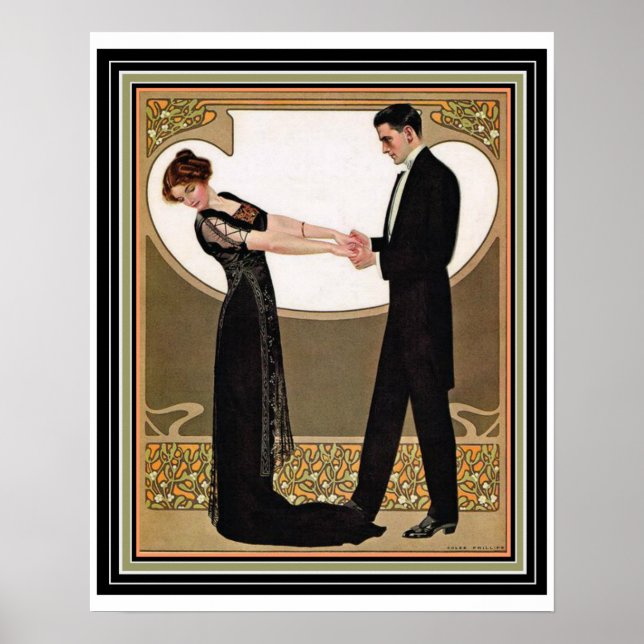 Art Deco "First Dance" Poster 16 x 20 (Front)