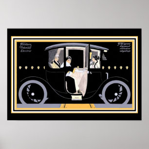 Art Deco Flanders Colonial  Ad - 13 x 19 Print