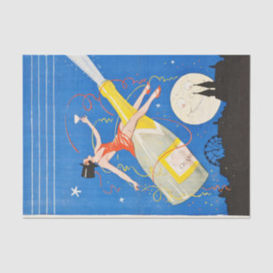 Art Deco Flapper Dancing Bar Scene 1920's Gatsby  Tissue Paper