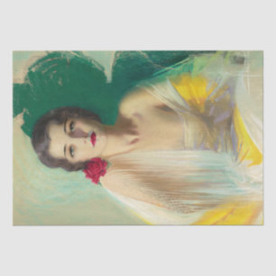 Art Deco Flapper Dancing Bar Scene 1920's Gatsby Tissue Paper