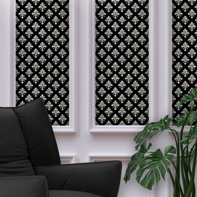 Art Deco Fleur-de-lis - Mother of Pearl Wallpaper (Creator Uploaded)