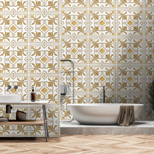 Art Deco Fleur-de-lis Wallpaper