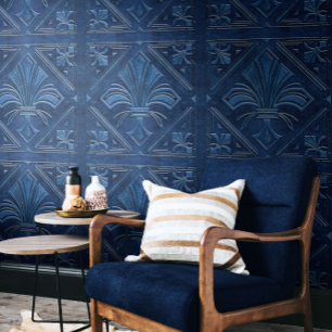 Art Deco Fleur-de-lis Wallpaper