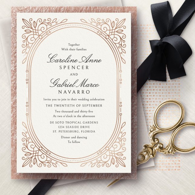 Art Deco Floral Botanical Wedding (Creator Uploaded)