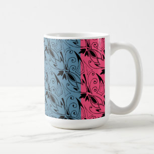 Art Deco Floral Coffee Mug
