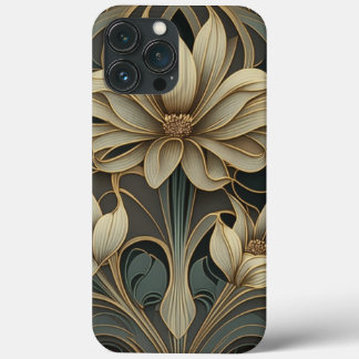 Art Deco Floral Design #2 iPhone / iPad case