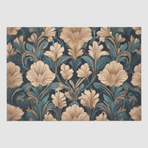 Art Deco Floral Design Tissue Paper